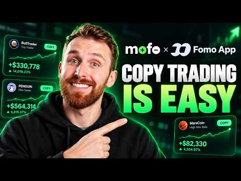 The Easiest Way to Copy Trade Memecoins (FOMO App + MOFO Bot)