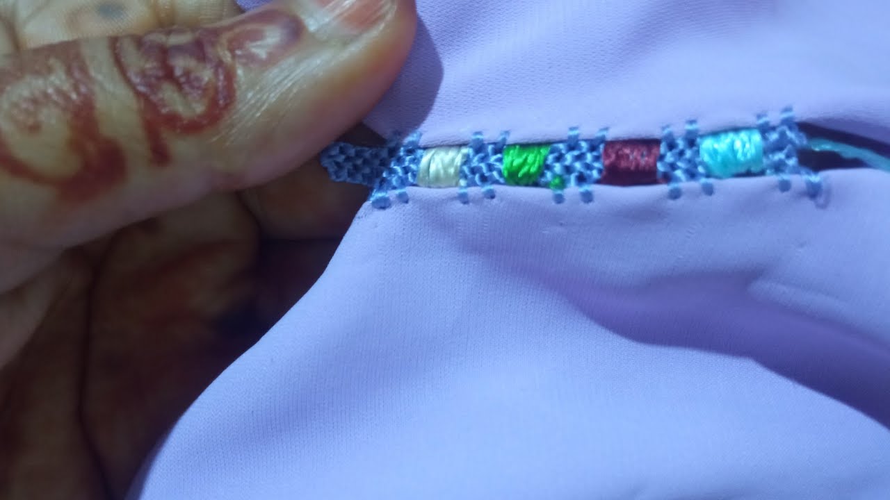 ملاقية راندة خفيفة بجوج غرزات ومطروزة سهلة وسريعة فالخدمة مع ام اكرام