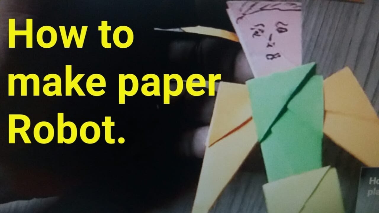 How to make Robot with paper | vir the robot boy | robot boy | robot ...