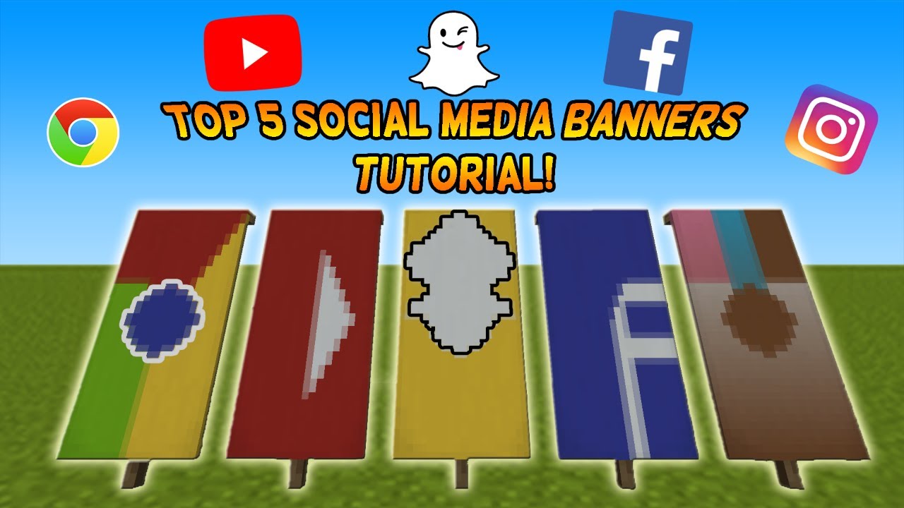 How to make a Google Chrome Banner in Minecraft! 