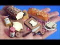 6 Miniaturas Incríveis de Comidinhas e Coisas de Cozinha Para Barbie Pão de Forma DIY mini food
