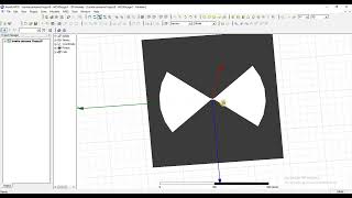 printed bowtie antenna design results operating at 0.8GHz,0.9GHz,2.4GHz,3.8GHz,5.8GHz in hfss