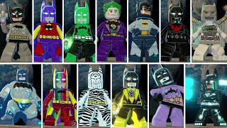 All Batman Characters & Suits in LEGO Batman 3