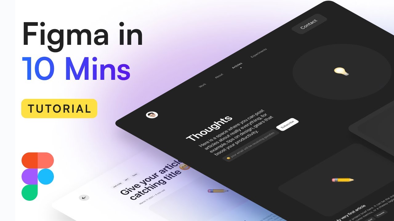 Learn Figma in 10 Minutes: Tutorial for Beginners - YouTube