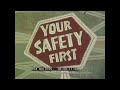 "YOUR SAFETY FIRST" 1956 AUTOMOTIVE SAFETY CARTOON THAT INSPIRED "THE JETSONS"  MD10705