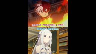 Shoto Todoroki Vs Emilia • MHA X Re:Zero #myheroacademia #rezero #mha #emilia #todoroki #anime