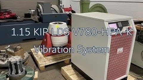 1.15KIP (5kN) LDS V780-HPA-K Vibration System 2020