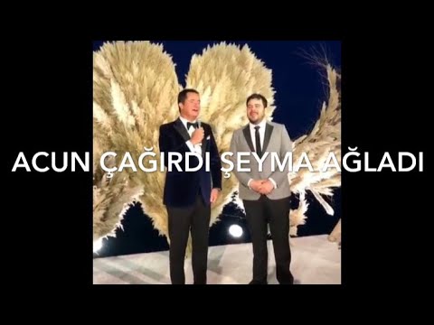 ACUN SAHNEYE ÇAĞIRDI ŞEYMA AĞLAYARAK GELDİ - DÜĞÜN