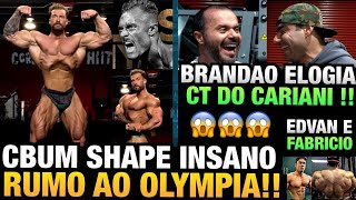 CBUM COM SHAPE INSANO - BRANDÃO ELOGIA O CT DO CARIANI - EDVAN E FABRICIO ATUALIZAÇÕES E MAIS