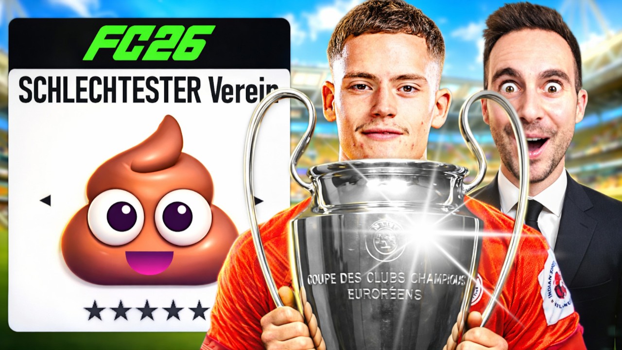 Ich führe den SCHLECHTESTEN Verein zum CL Titel!! 💩🔝