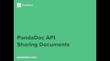 PandaDoc API Sharing Documents