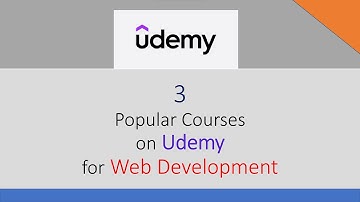 Top 3 Popular Courses for Full Stack Web Development on Udemy | Front End + Back End + Databases