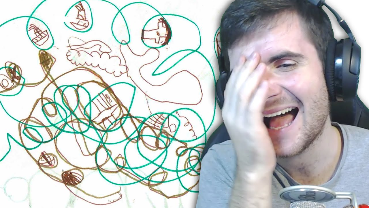gaming logo MY WORST DRAWINGS FROM NURSERY SCHOOL (French with English Subtitles)