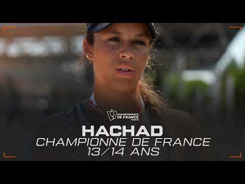 Ayah Hachad new 13/14-year-old French champion | FFT