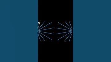 electric field lines never intersect #shorts #short #12thphysics #animation #electricfield