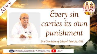 1788 Every sin carries its own punishment vcd1113 #aivv @A1SPIRITUALUNIVERSITY