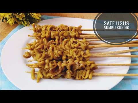 Resep Sate Usus Ayam Goreng