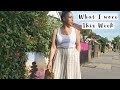 What I wore this week July