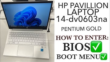HP Pavilion Laptop 14-dv0603na - How To Enter Bios UEFI Settings & Boot Menu