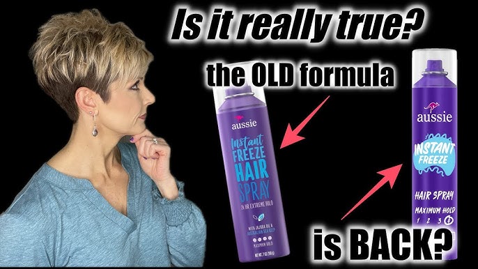 Aussie Instant Freeze Hairspray REFORMULATED! 
