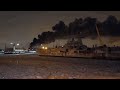 На России горит военный корабль РФ - внутри много газовых баллонов