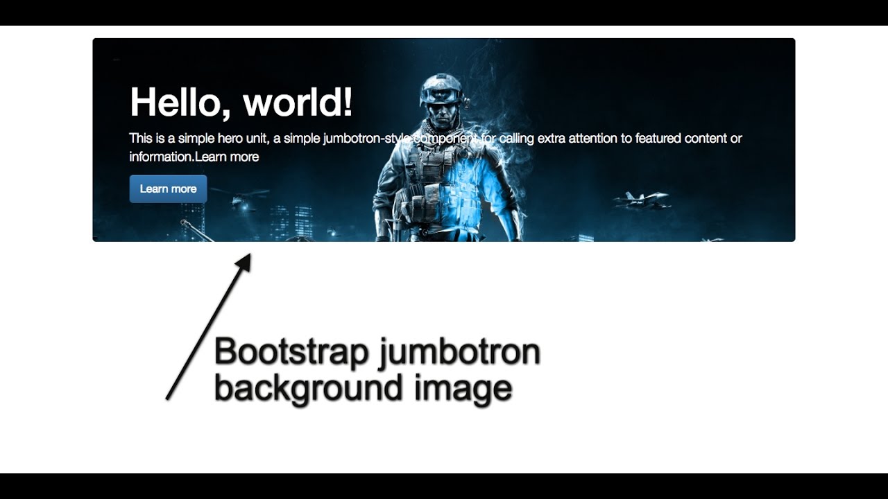 css สี  New 2022  How to set background image in Bootstrap jumbotron box