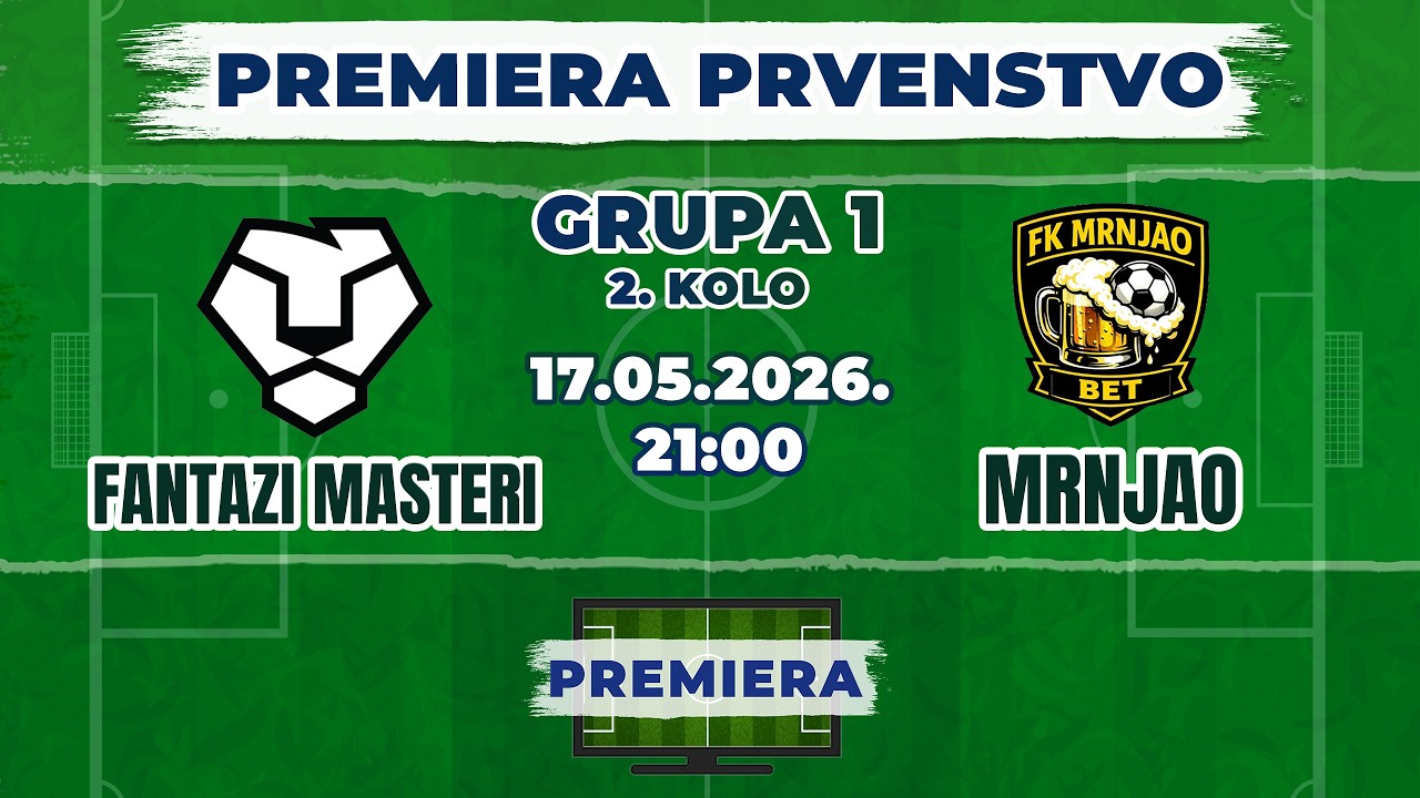 Snimak utakmice FANTAZI MASTERI – MRNJAO