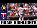 Brewers vs. Twins Game Highlights (8/29/21) | MLB Highlights