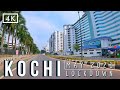 Driving in Kochi City on Sunday Lockdown day in May 2021 | 4K Driving Video in Indian City