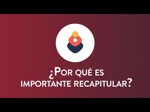 Video: ¿Por qué significa recapitular?