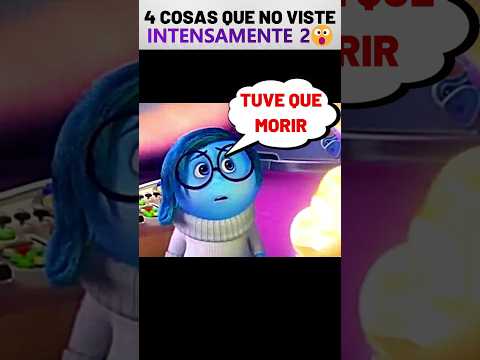 😮4 COSAS QUE NO VISTE EN INTENSAMENTE 2 | Tráiler