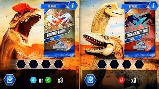 Download Lagu OUTBACK OUTLAWS AND BUSHFIRE BATTLE | JURASSIC WORLD THE GAME MP3