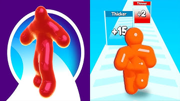 Blob Runner 3D VS Tall Man Run Android iOS Gameplay Level 96-100