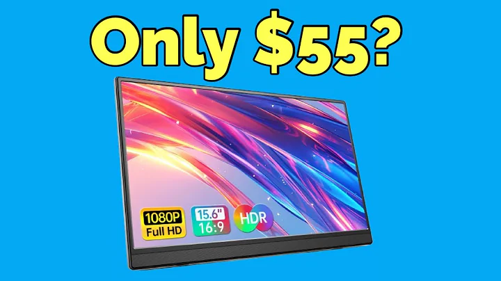 How Good Is This Cheap Monitor? | Anyuse Portable Monitor 15.6 inch 1080 hdr | unboxing and review