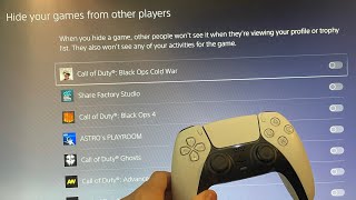 PS5: How to Hide Gaming Activity From Players Tutorial! (For Beginners) 2025 screenshot 4