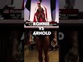 Arnold schwarzenegger vs ronnie coleman shorts arnold ronnie arnoldschwarzenegger