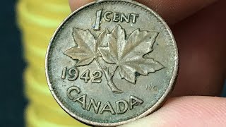 Famous 1942 Canada 1 Cent Coin • Values, Information, Mintage, History, and More Wealth