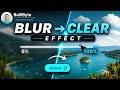 This Blur to Clear Effect Looks INSANE 🤯| (HTML, CSS &amp; JS)