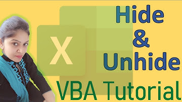 VBA Code to Hide and Unhide Sheets | Excel VBA Tutorial in Hindi
