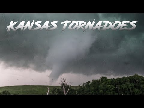 Kansas Tornadoes (FULL CHASE) - 8/15/19