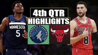 Minnesota Timberwolves vs Chicago Bulls 4th QTR HIGHLIGHTS | March 31 | 2024 NBA Season