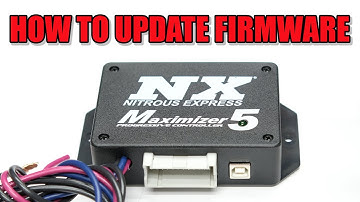 How to Update Nitrous Express Maximizer 5 and 4" Touch Screen Display Firmware