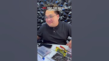 When you’re installing a GPU for the first time and it’s a full-on mission!