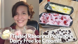 I Tested Dairy-Free Ice Cream Recipes | Rosanna Pansino | Using a Blender!
