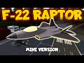 MINI F-22 Raptor STEALTH FIGHTER JET MINI VERSION! Roblox Build a Boat for Treasure!