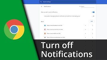 Turn off Chrome notifications | Chrome notification settings ✅ Tutorial