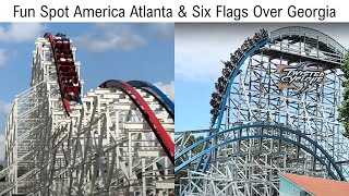 Memorial Day Weekend 2024 at Six Flags Over Georgia and Fun Spot America Atlanta! | 5/24 & 5/25 Vlog