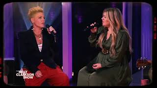 P!NK on The Kelly Clarkson Show (5 song acoustic set) audio only