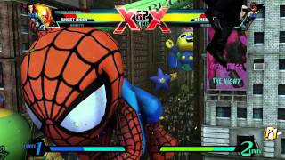Doctor Strange vs. Nemesis - New Characters - Gameplay - ULTIMATE MARVEL VS CAPCOM 3