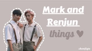 just mark and renjun things